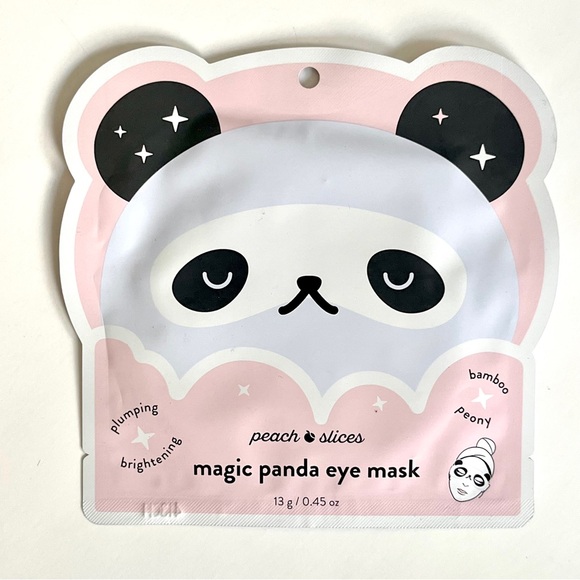 🏷️ peach slices • kawaii panda magic eye mask - Picture 6 of 11